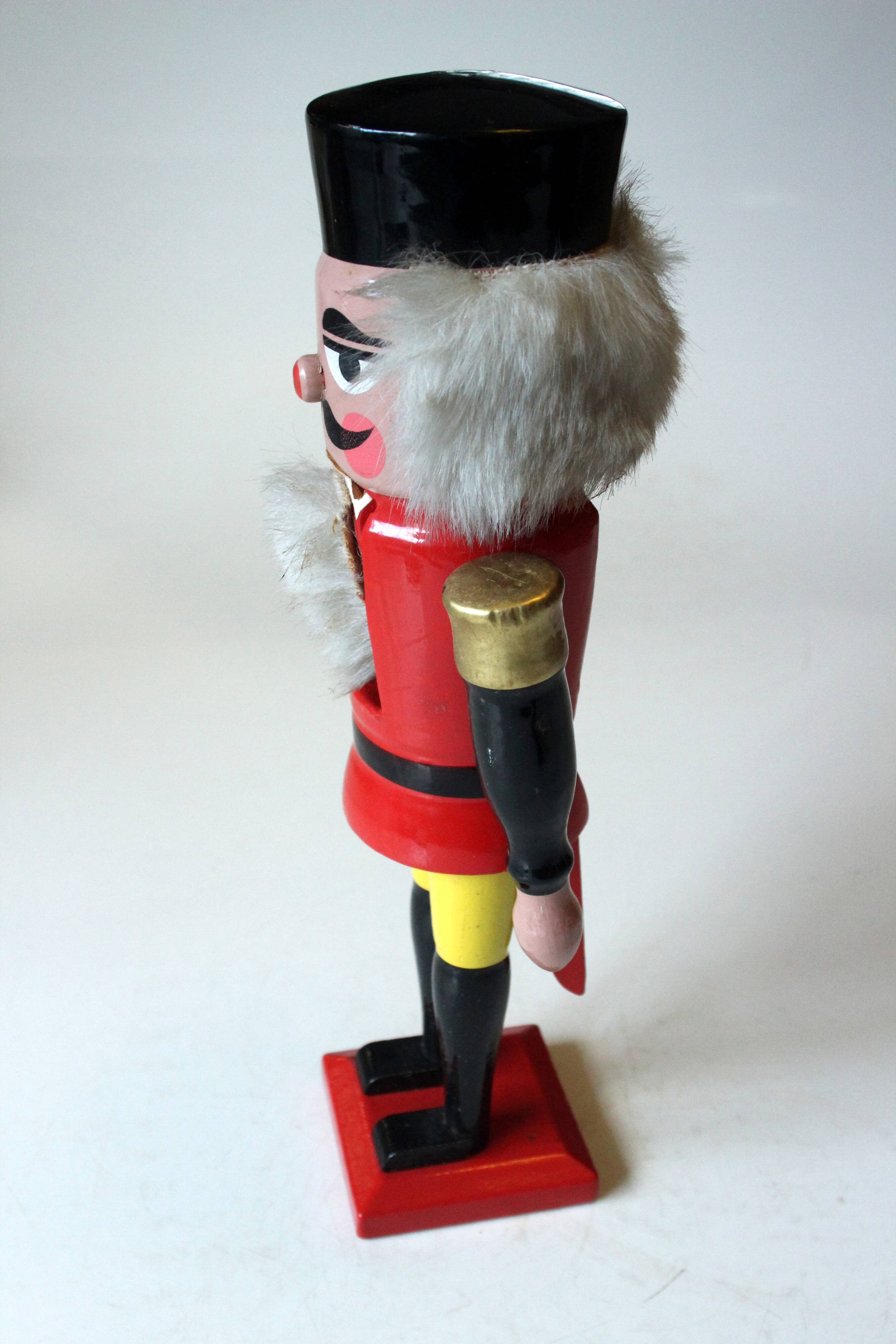 Wooden nutcracker, vintage from the 1970s