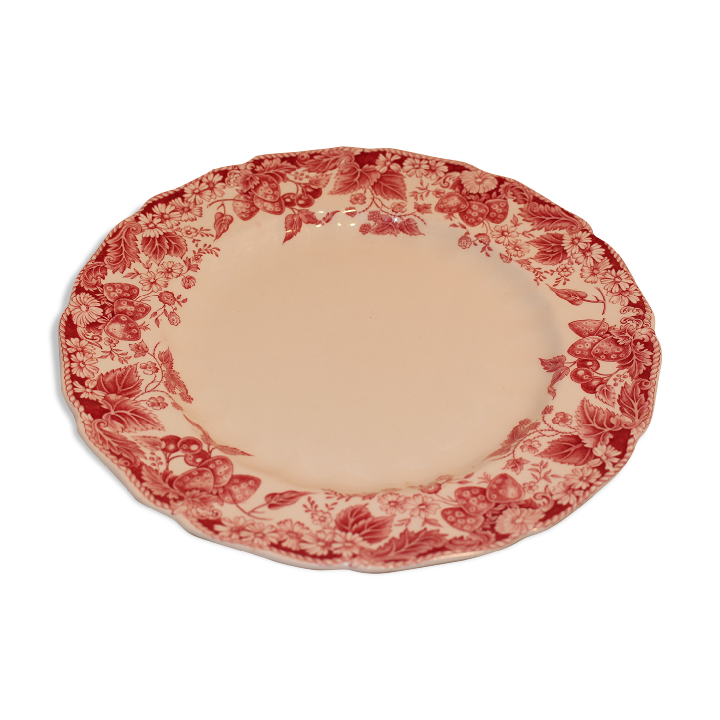 English porcelain plate