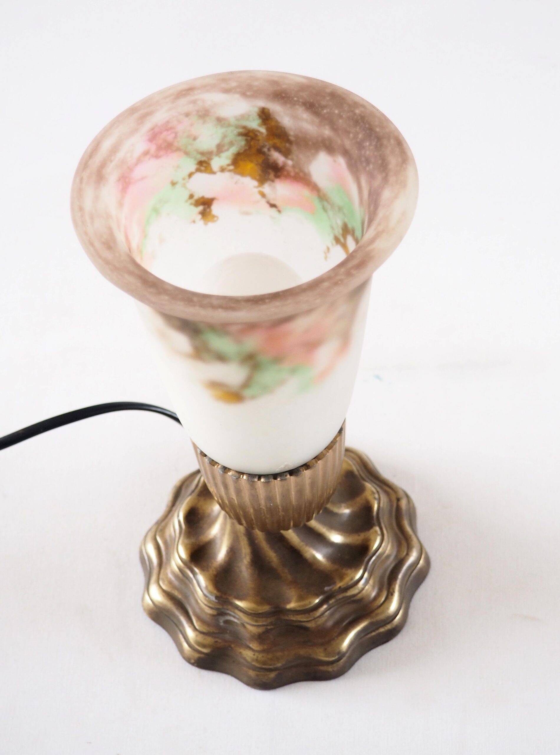 Muller brothers glass paste lamp