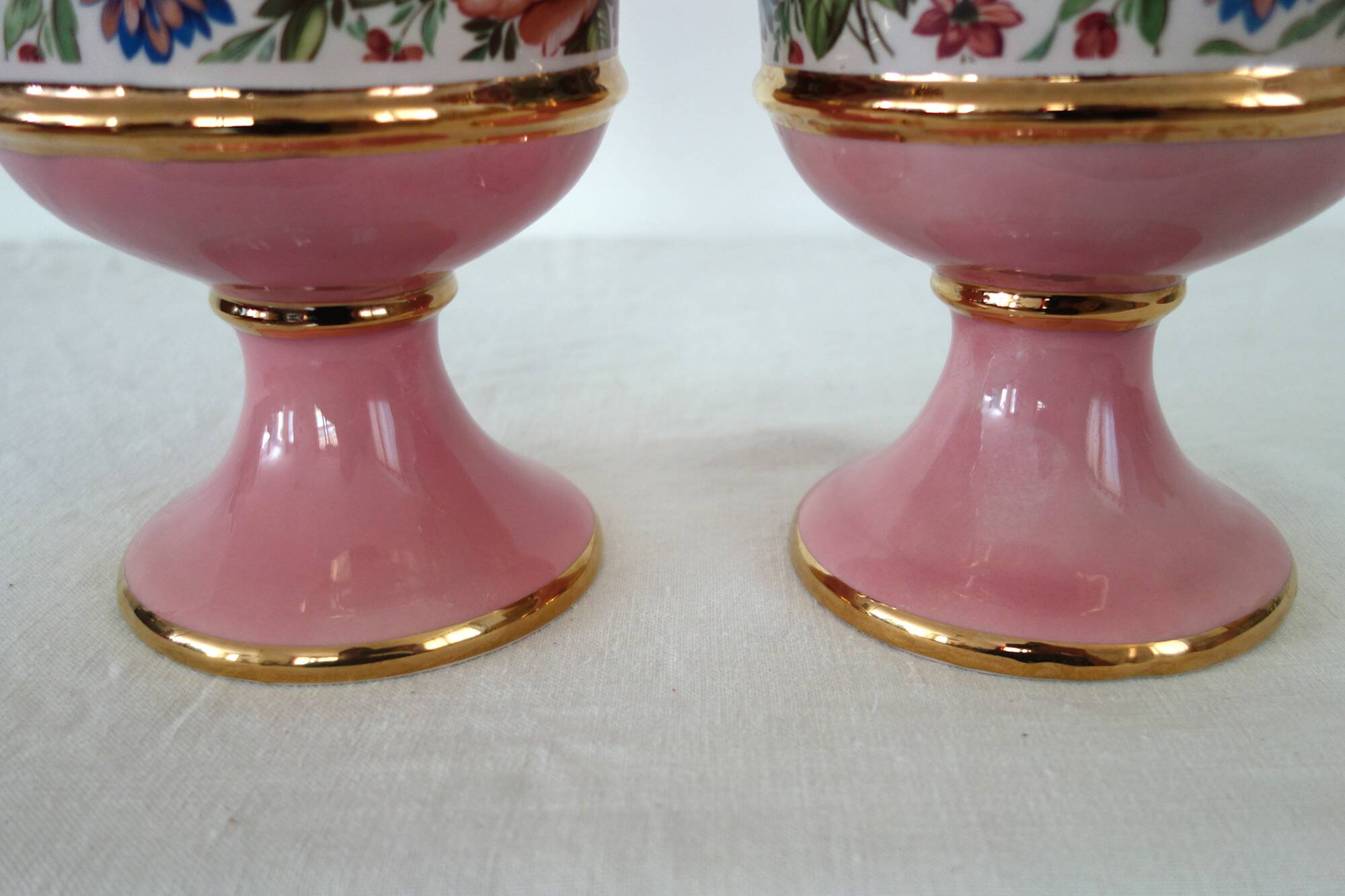 Pair of Italian ceramic vases from the 1950s.