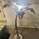 Nickel silver palm lamp