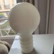 Vintage 70s “bubble” lamp, white glass