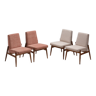 Ensemble de 4 fauteuils Celia type 300-227