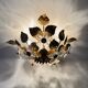 Mid-century design banci style ceiling lamp crystal flower , 1970sMid-centu