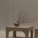 Architectural set of travertine coffee tables