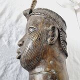 head of Ife, cradle of the Yorubas, from the Kingdom of Benin (Nigeria) in Bronze 1950s-60s Col