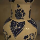 Porcelain vase floral decoration