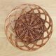 Vintage rattan/wicker fruit basket
