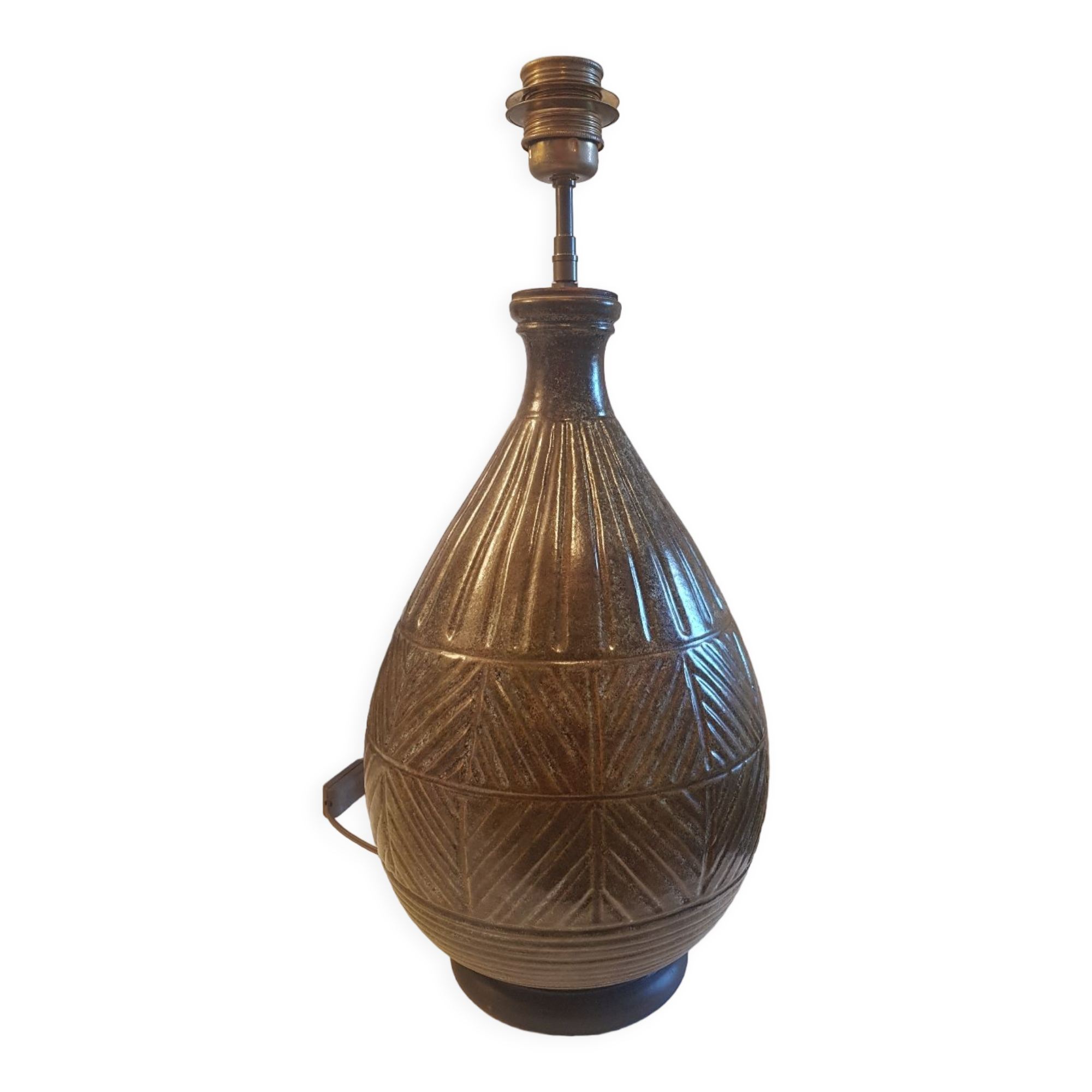 Ceramic table lamp foot the potters' barn