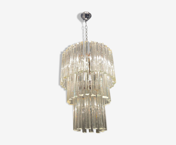 Lustre italien Murano Prism, années 1970
