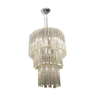 Lustre italien Murano Prism, années 1970