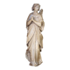 Sacred art: 19th century beechwood cherub statuette