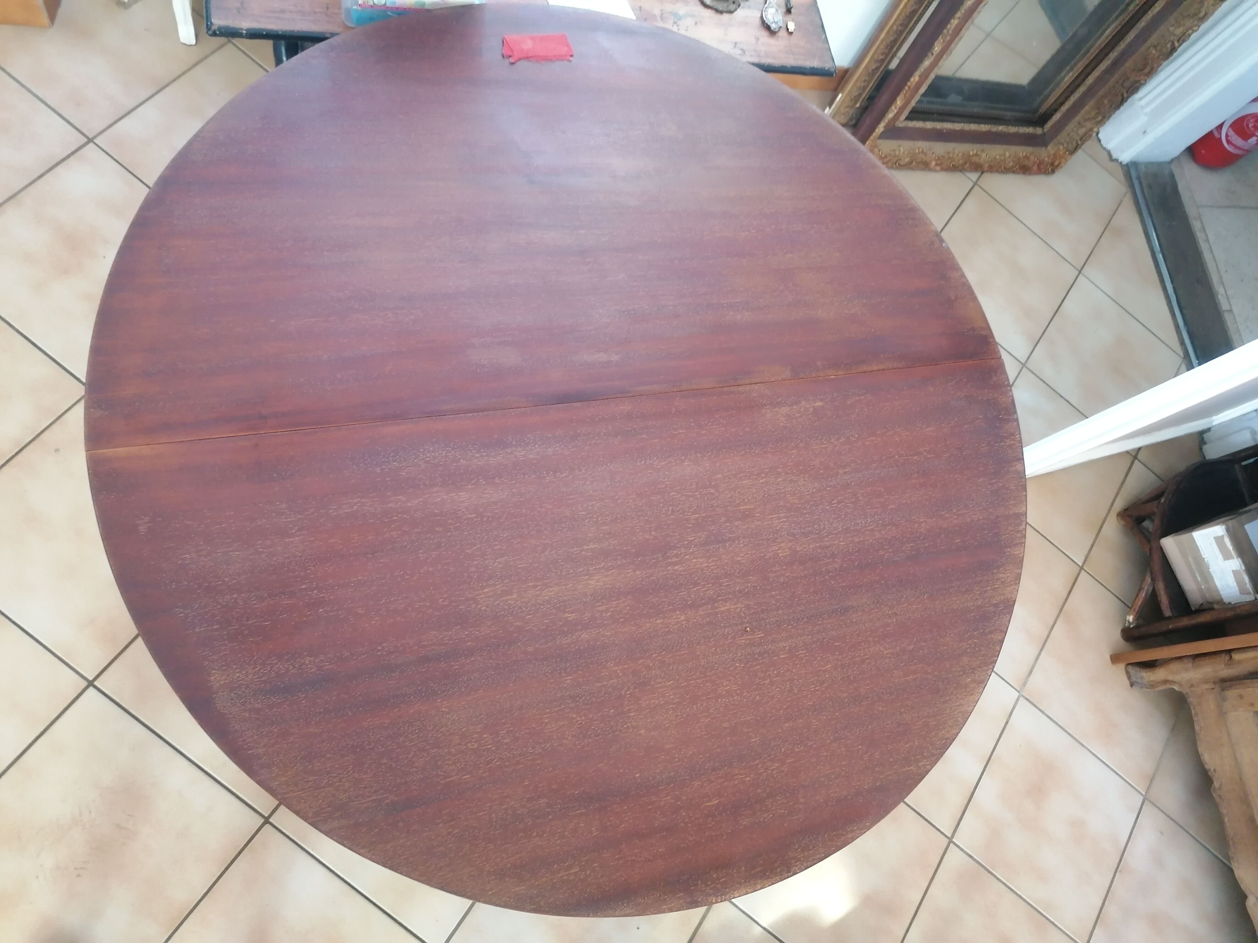 Louis XVI style half-moon console table