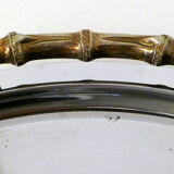 Round tray bamboo coves