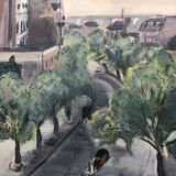 Gouache rue de paris