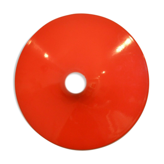 Applique design en métal rouge vintage par Stilnovo 1970 Italie