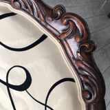 Fauteuil / chauffeuse Style Napoleon 3 en acajou
