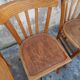 Série de 4 chaises de bistrot Luterma 1950