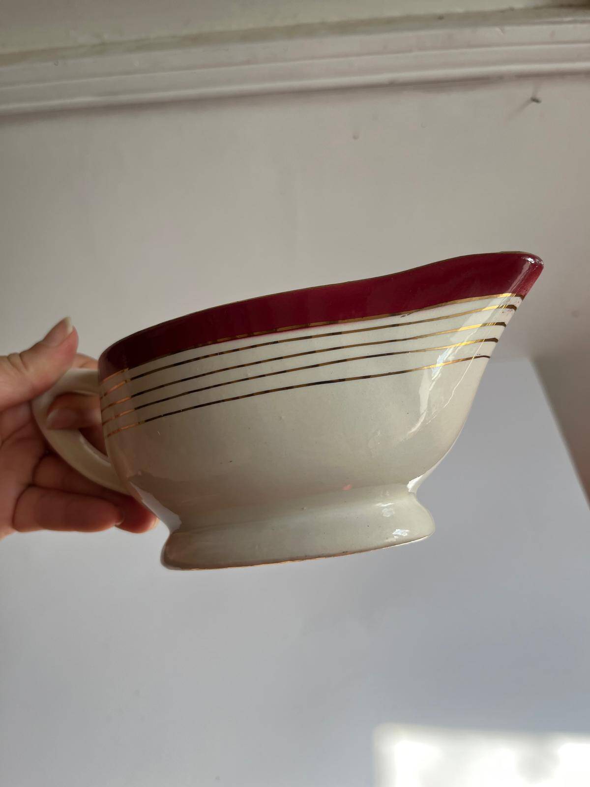 Sauce boat Sarreguemines