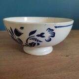 Digoin Badonviller ceramic bowl blue