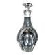 Antique Malmaison Harcourt flat-cut crystal decanter 21cm