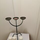 Candle holder wrought iron candle