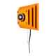 Pyramid Layered Wall Lamp In Orange By Hustadt Leuchten, Germany 1960S
