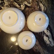 Set of 3 Lunéville salad bowls Kg Réverbère