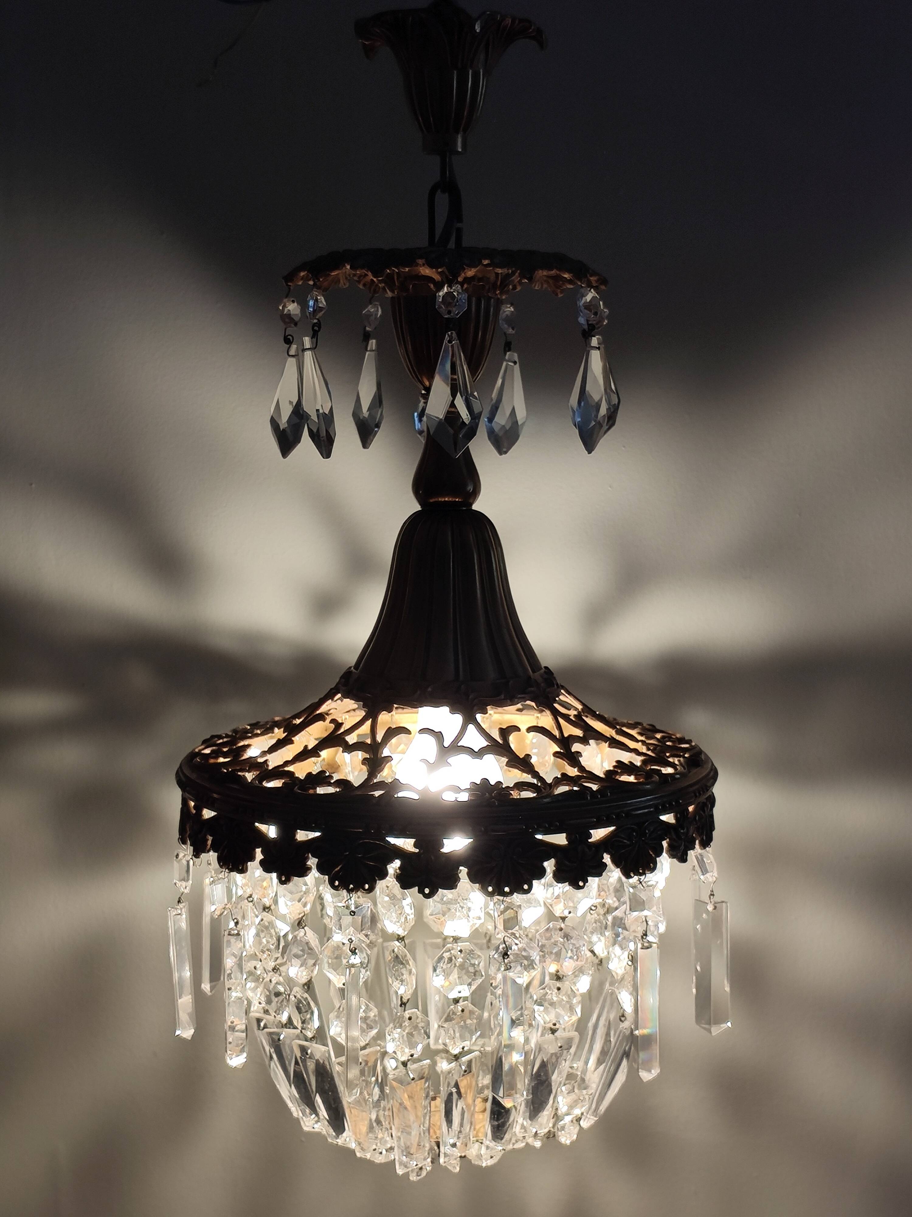 Lustre montgolfière style Louis XVI