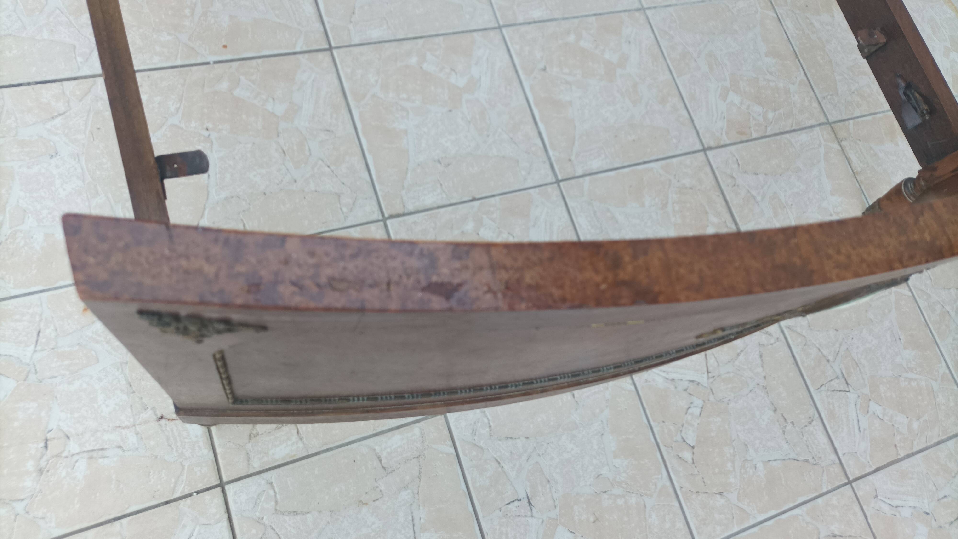 Louis XVI bed in thuja burl