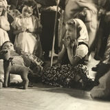 Original print. Children, institution, disguises