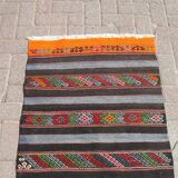 3x5 Anatolian Kilim rug - Geometric design Kilim handmade rugs