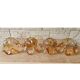 Set of 4 Murano glass tulips