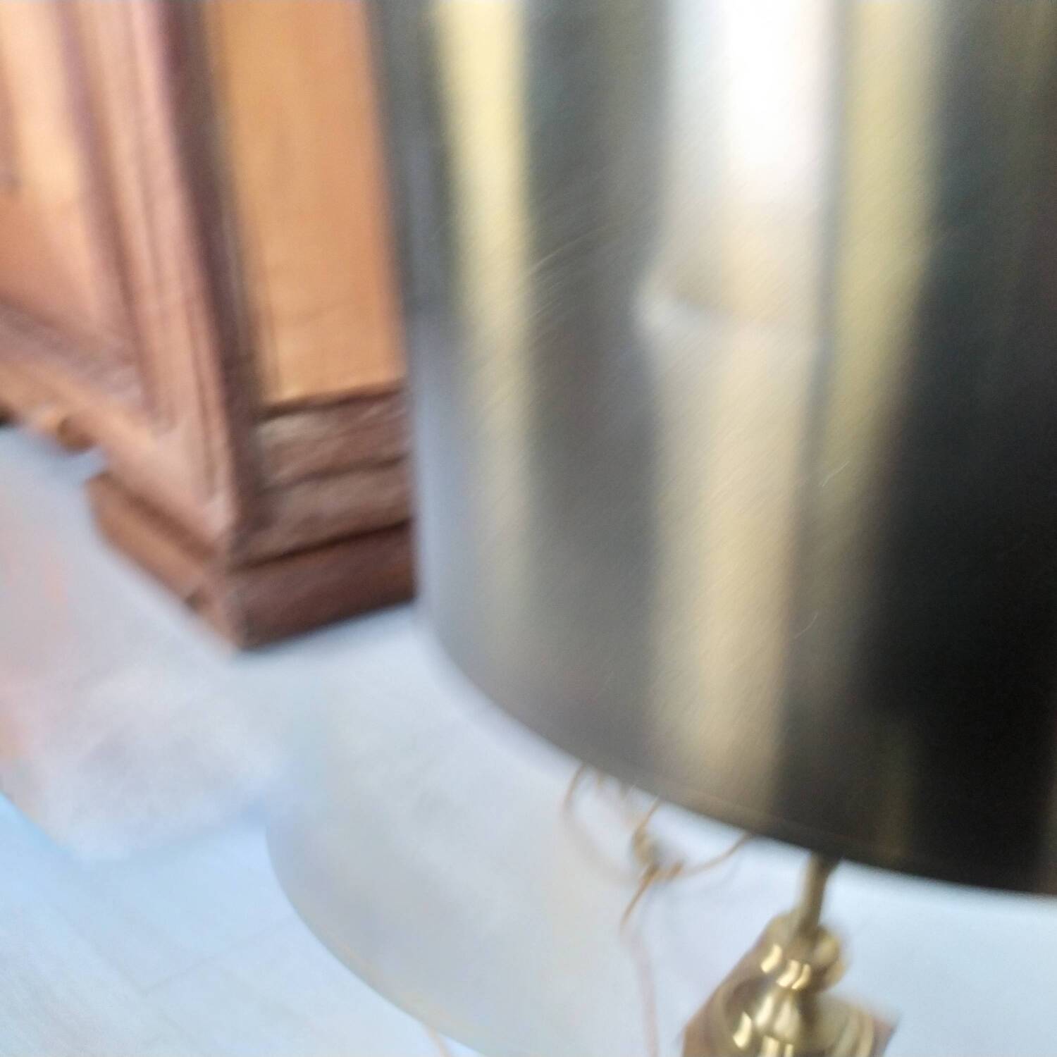 Gilded bronze lamp from Maison Charles