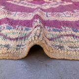 Moroccan rug Ait Bou Sbaa purple - 304 x 158 cm