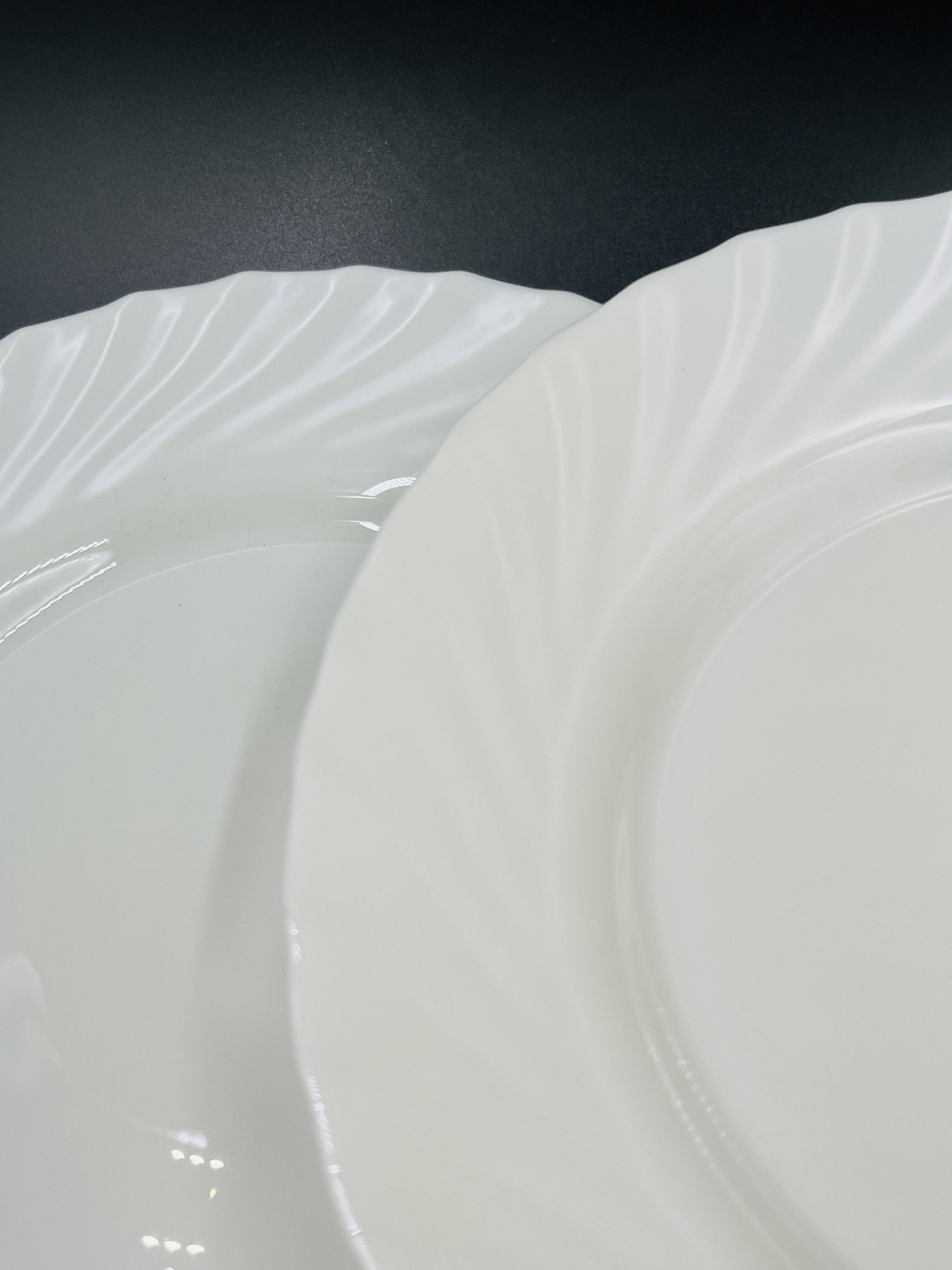 6 Flat Plates Arcopal Trianon