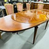 Inlaid rosewood dining table