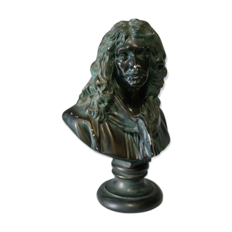 Molière bust in plaster