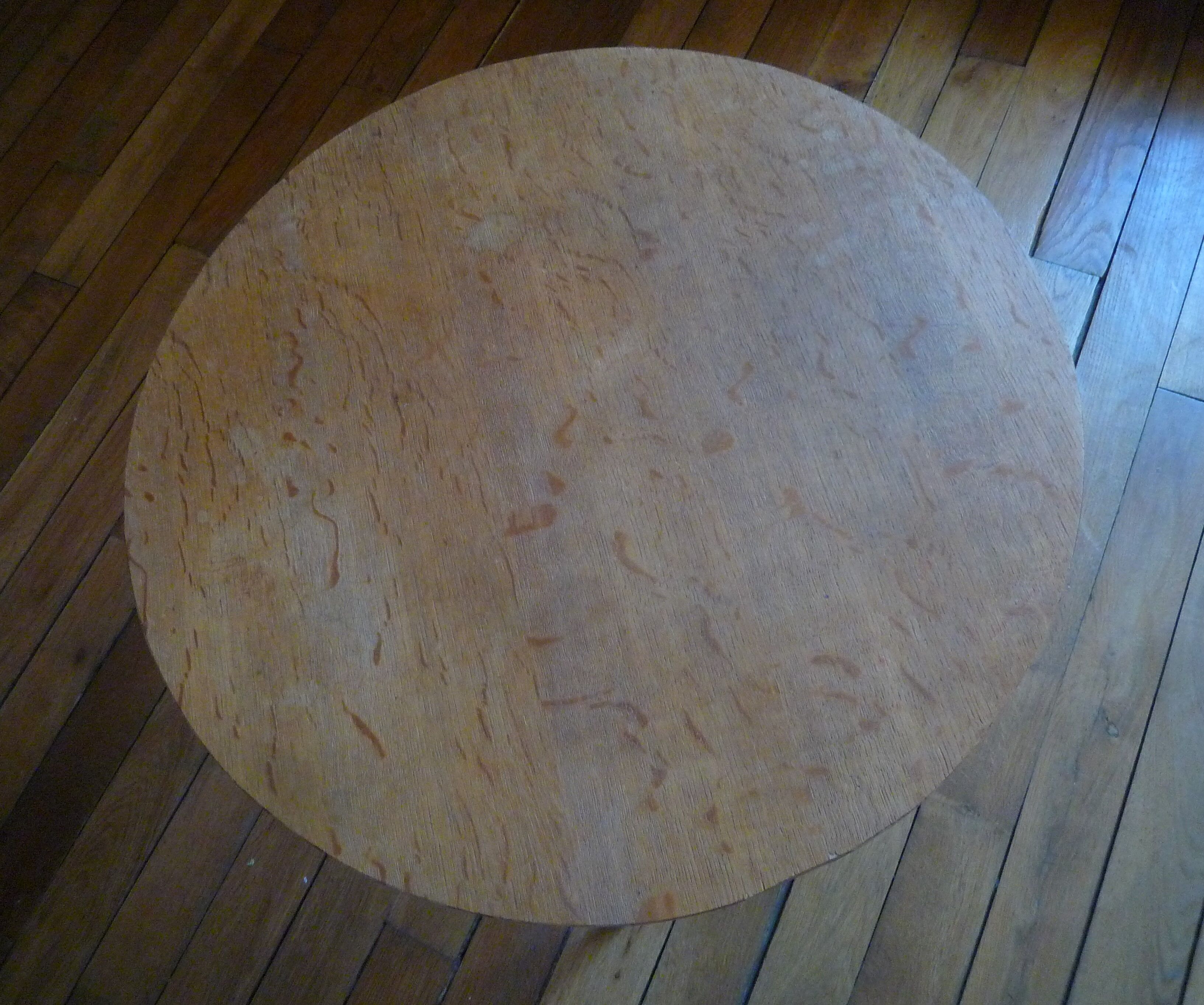 Side table in wood and metal vintage 1960s