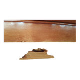 Tawny leather canape