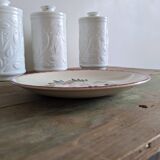Decorative Gien earthenware plate