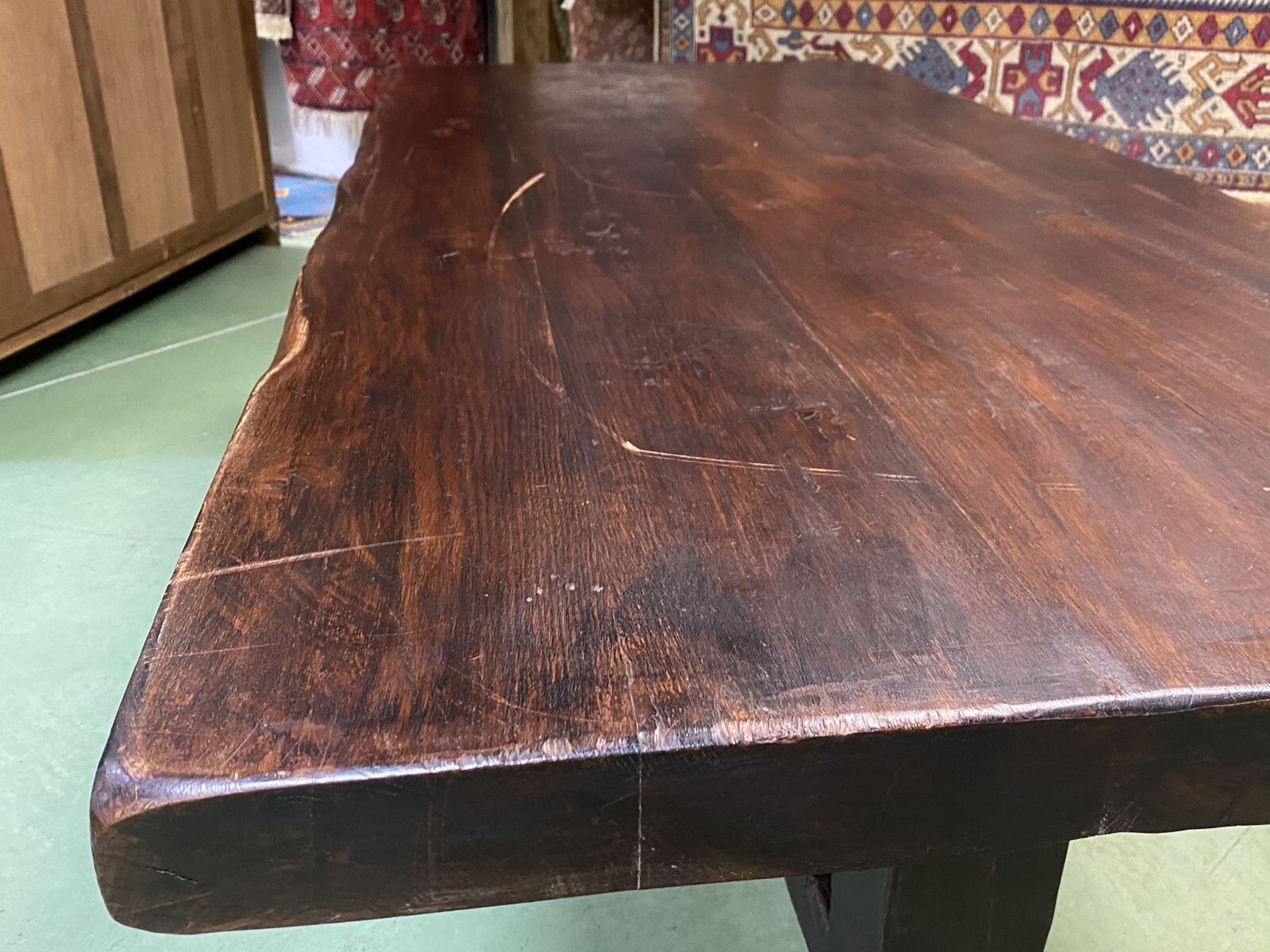 1930s oak monastery table