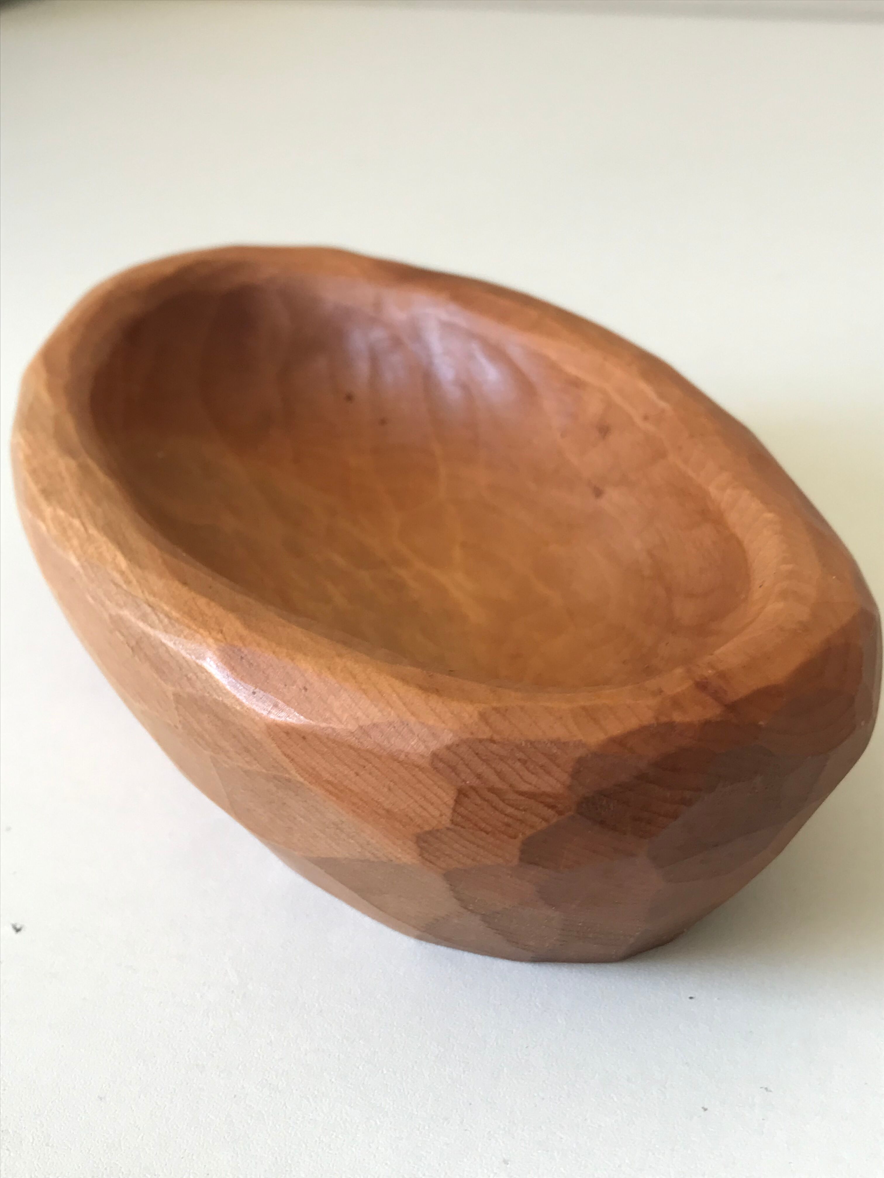 Cup cut with vintage gouge years 70