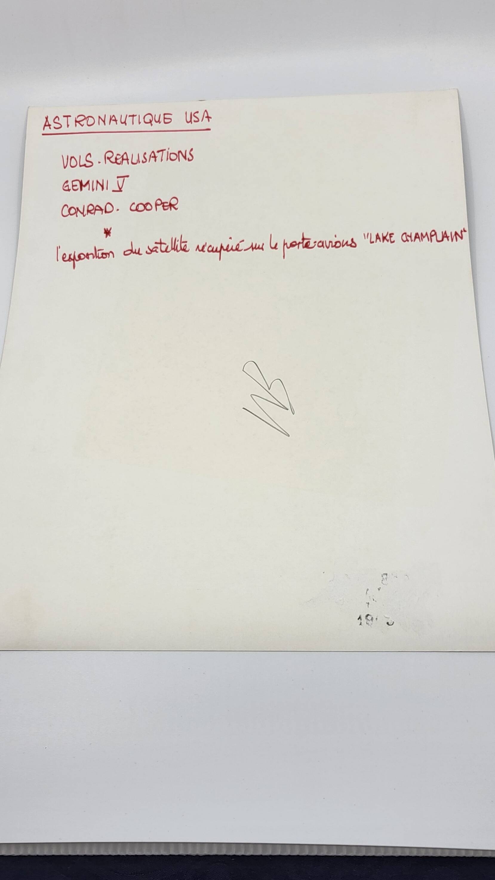 NASA Photography, Charles Conrad & Gordon Cooper Mission Gemini, 1960s,