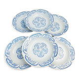 6 assiettes creuses Digoin Sarreguemines Cordoue