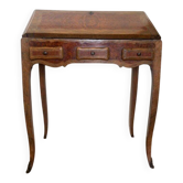 Old secretary with marquetry slope