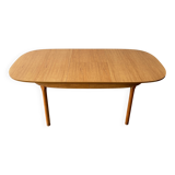 Grande table de salle à manger extensible de style moderne du milieu du siècle, années 1960, par Schreiber