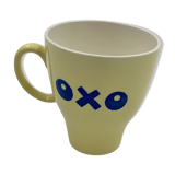 Pale yellow oxo mug