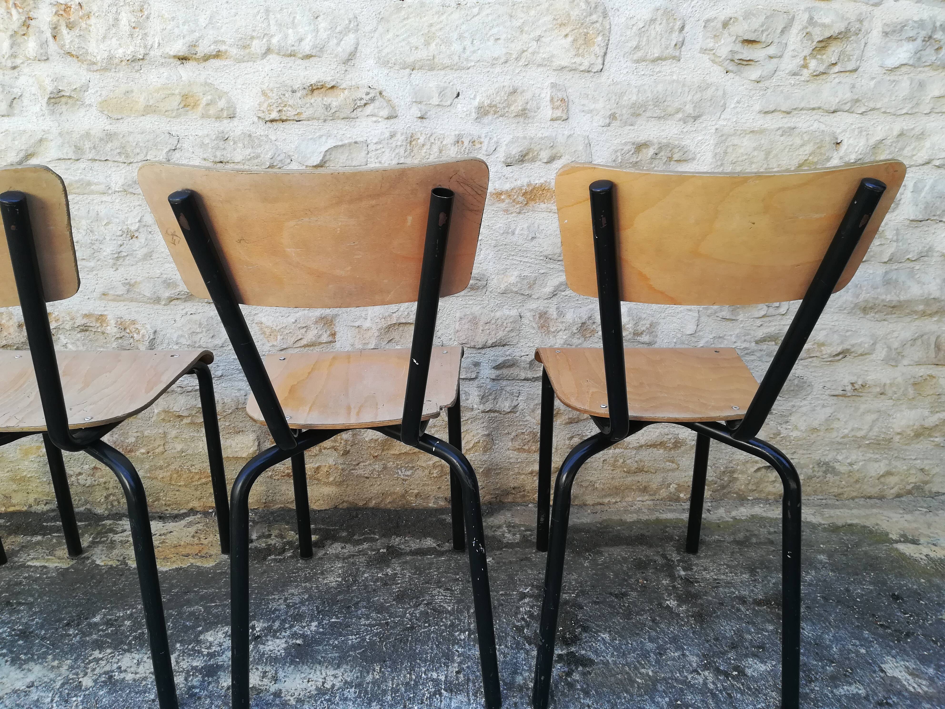 Vintage school chairs