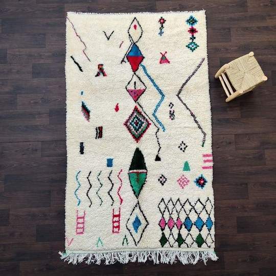 Berber carpet azilal 150x250 cm